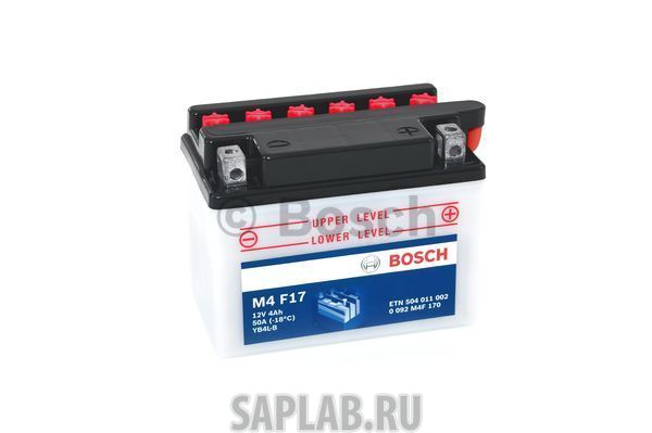 Купить BOSCH 0092M4F170 Аккумулятор автомобильный BOSCH 0 092 M4F 170 4 Ач