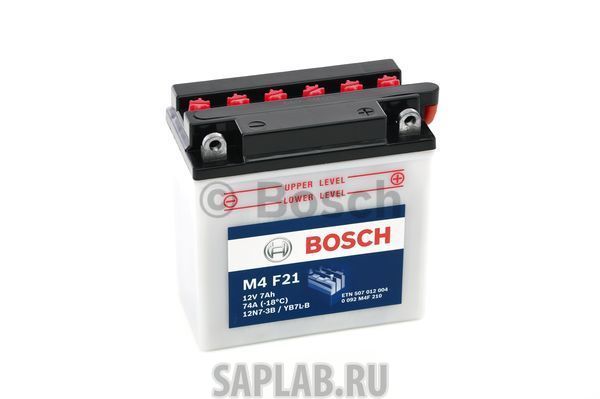 Купить BOSCH 0092M4F210 Аккумулятор автомобильный BOSCH 0 092 M4F 210 7 Ач
