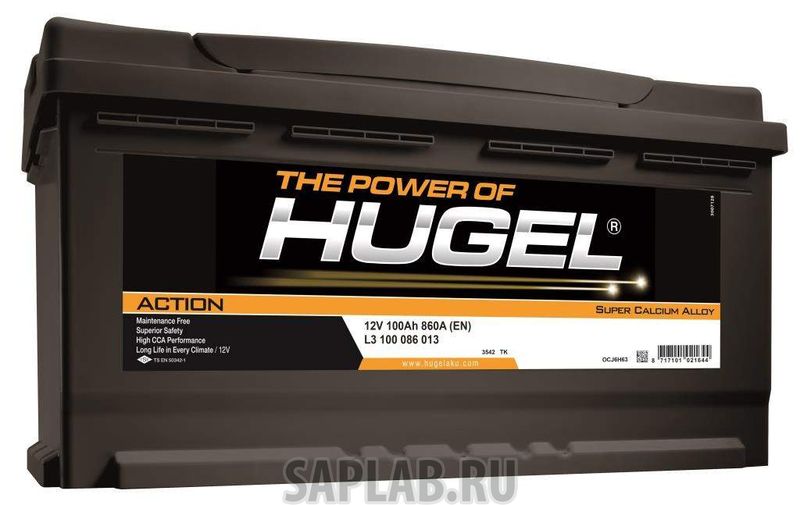 Купить HUGEL LB5100086 Аккумулятор HUGEL Action 100R 499