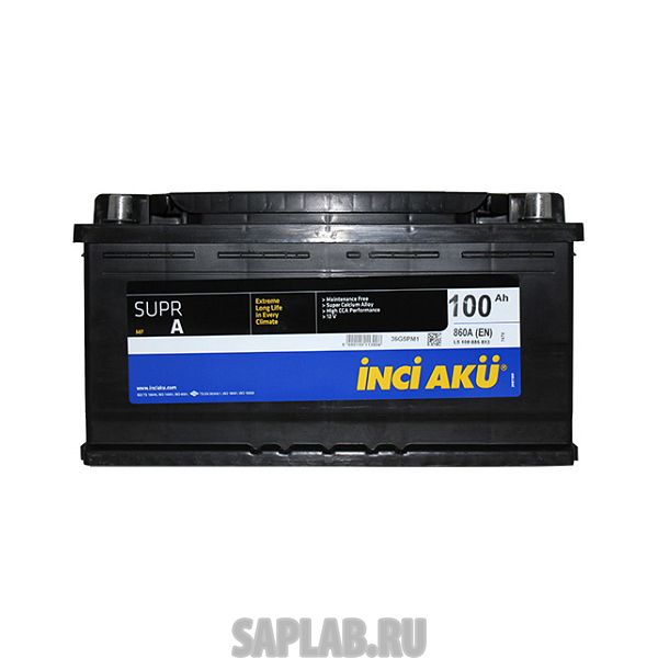 Купить INCI_AKU SUPRA100R860A Аккумулятор INCI AKU Supr A 100R 860A 353x175x175