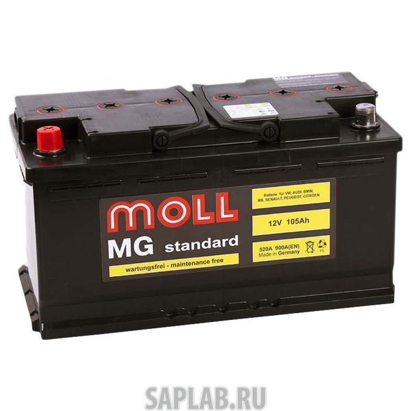 Купить MOLL 105R900A Аккумулятор MOLL MG Standard 105R 900A 353x175x190