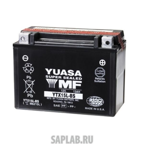 Купить YUASA YTX15LBS Аккумулятор YUASA YTX15L-BS