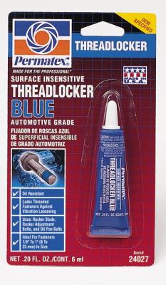 Купить Permatex 24027 Фиксатор резьбы для замасленных поверхн. синий 6мл.