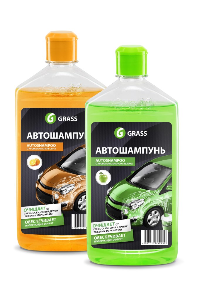 Купить Grass 1111052 Автошампунь Universal (яблоко)